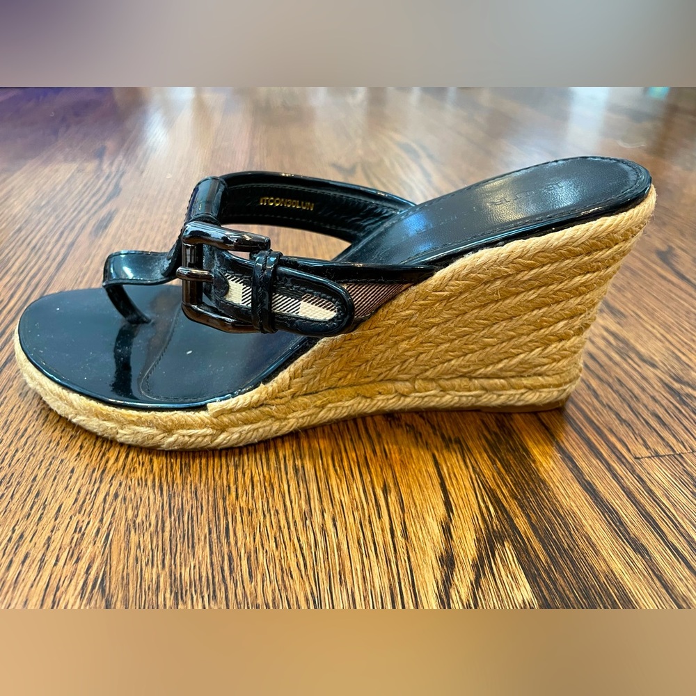 COPY - Burberry Wedge Vintage Novacek Sandal